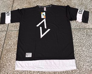 Boys New Trendy Black Graphic Tee