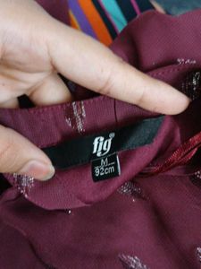 Elegant Maroon Dress