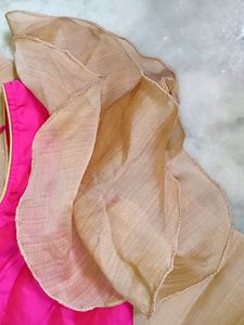 Mirror Work Blouse Nd Saree Desginer