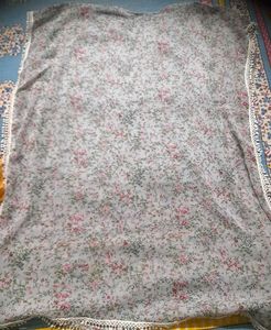 Floral Print kaftan with a stunning Jean&#39;s