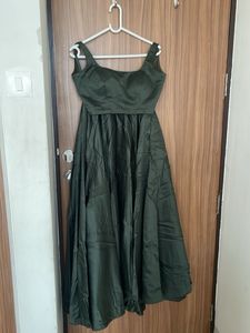 Green Lehenga With Backless Blouse
