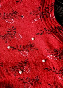 High Neck Frill Top