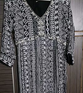 Ethnic Stone Work Nyra Cut Kurti For Women