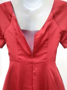 Korean Rustic Flared Mini Dress