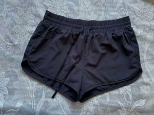 Black Athletic Running Shorts