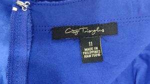 CITY TRIANGLES Blue Dress