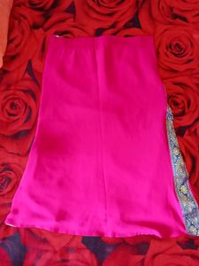 Pink Embellished Ethnic Skirt
