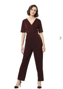 Chic Burgundy Jumpsuit