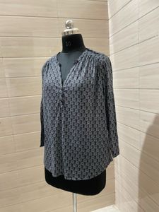 H&amp;M Tunic Printed Blouse