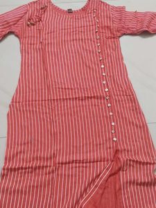 Striped Button-Down Tunic