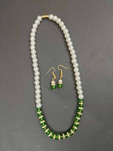 Pearl &amp; Ruby Necklace