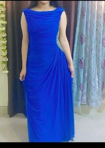 Long Blue Gown