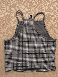 Plaid Crop Top