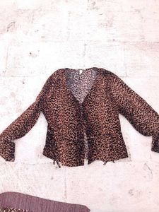 Leopard Print Top