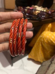 Red & Gold Bangles