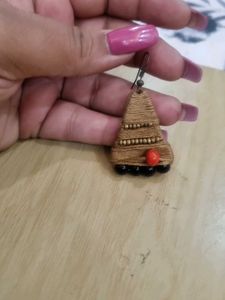 Woolen And Beads Earing