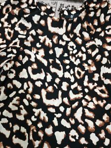 Zebra Print Top