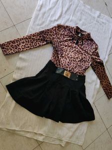 Leopard Print chanel dress