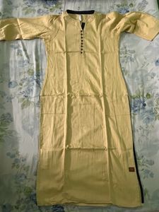 Elegant Yellow Kurti