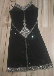 Goth Y2k Beaded Dress