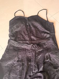 Black Silky Co Ord