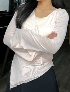 Pale Pink Asymmetrical Top