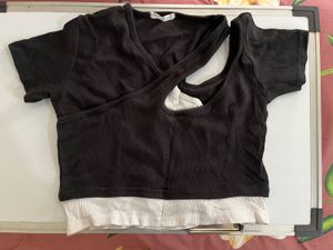 Trendy Layered Crop Top