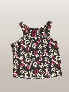 Printed Sleeveless Crop Top