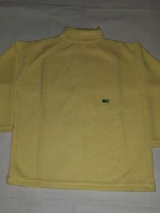 High Neck Cotton Tshirt 🛍 - Yellow
