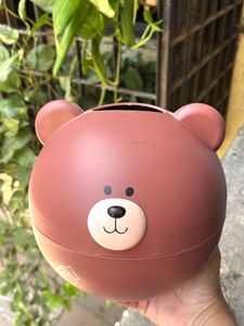 Nordic Bear Tissue Roll Box - Brown