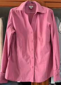 Pink Button-Down Shirt