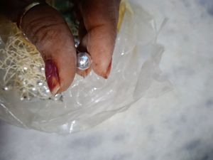 Silver Beads  And Caps
