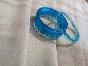 Blue Bangle Set