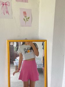 Cute Pink Mini Skirt