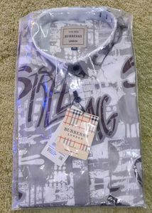 Burberry Graffiti Print Button-Down