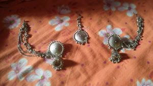 Silver Oxidized Jewelry Set