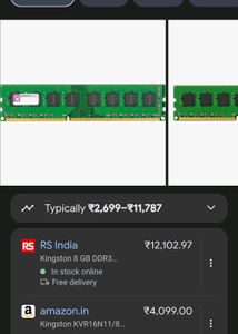 Kingston KVR16N11/8 DDR3 8GB RAM