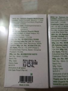 Organic Harvest Serum N Face wash Combo
