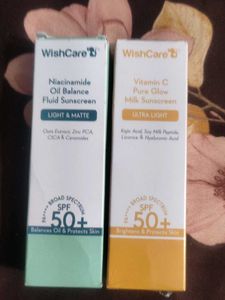 Wishcare Combo Vitamin C Kojic Nicinamide Sunscree