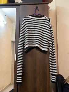 Striped Knit Sweater