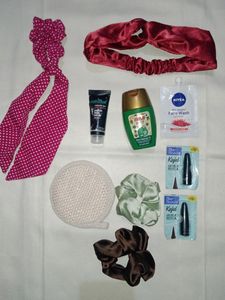 Combo Of Skin Care And Makeup Products