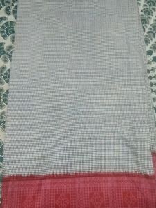 check print saree