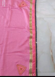 🦋🌸New Pretty Pink Saree🌸🦋