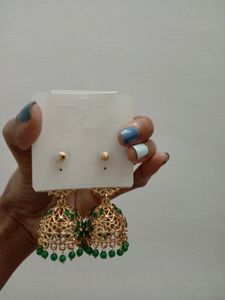 Vibrant Green Jumka