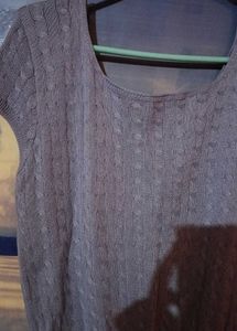 Lavender Knitted Top