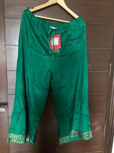 BIBA Green Silk Palazzo (xl)