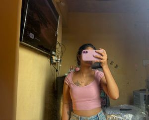 Ribbed Sweetheart Neck Top