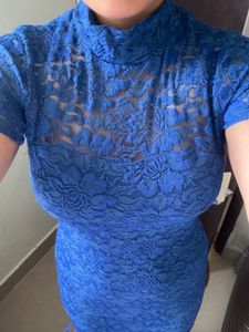 Blue Lace Dress