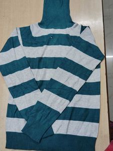 Striped Turtleneck Sweater