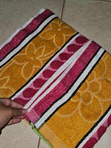 Set Of Two Multicolored Turkish Towels